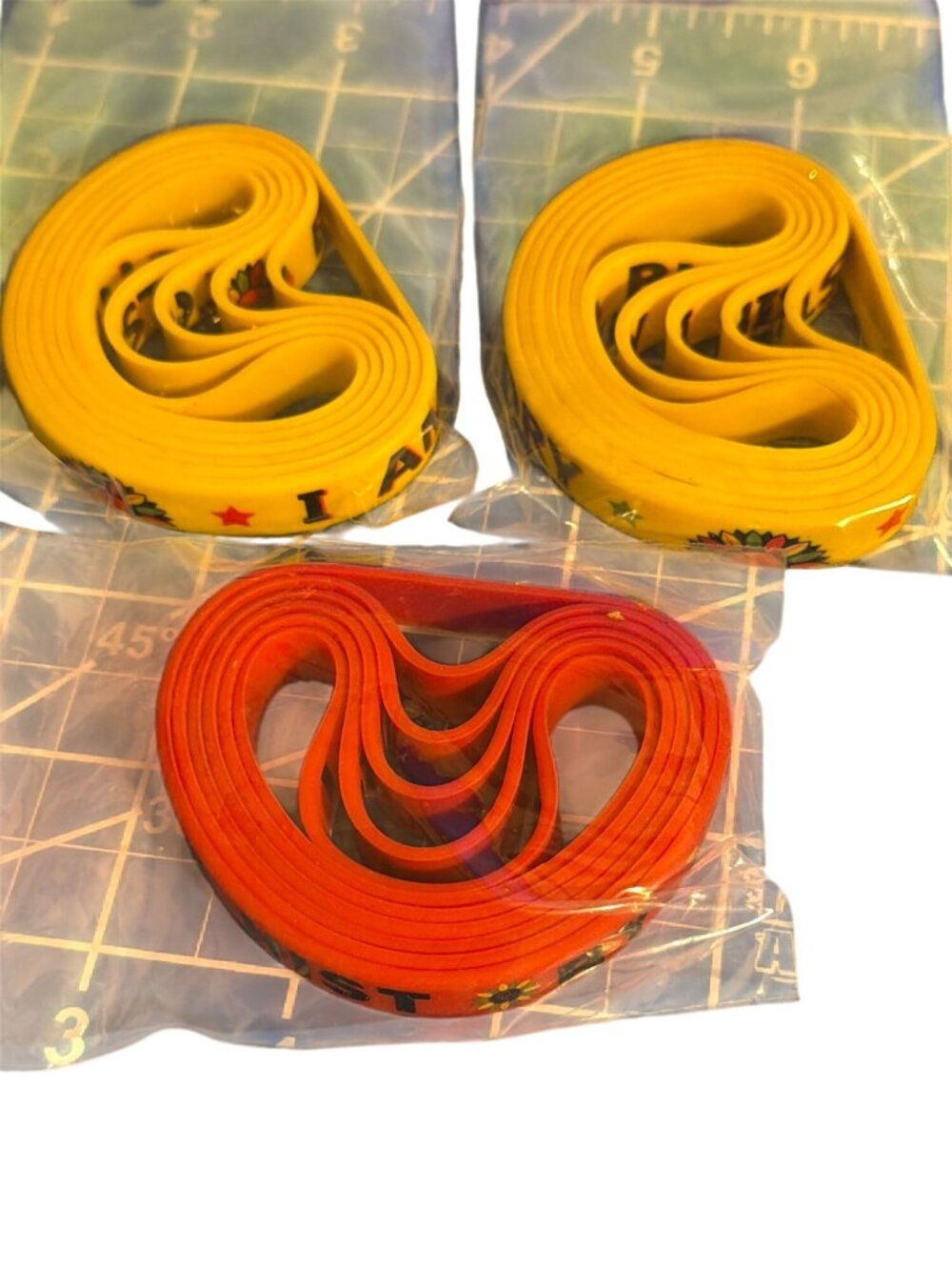 18 Silicone Bracelets I Am Black History 12 Yellow 6 Red  New Unused